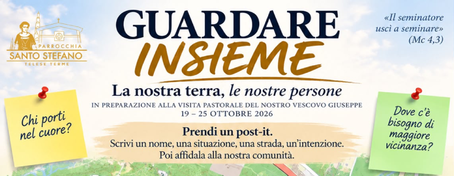 Locandina Visita Pastorale carta